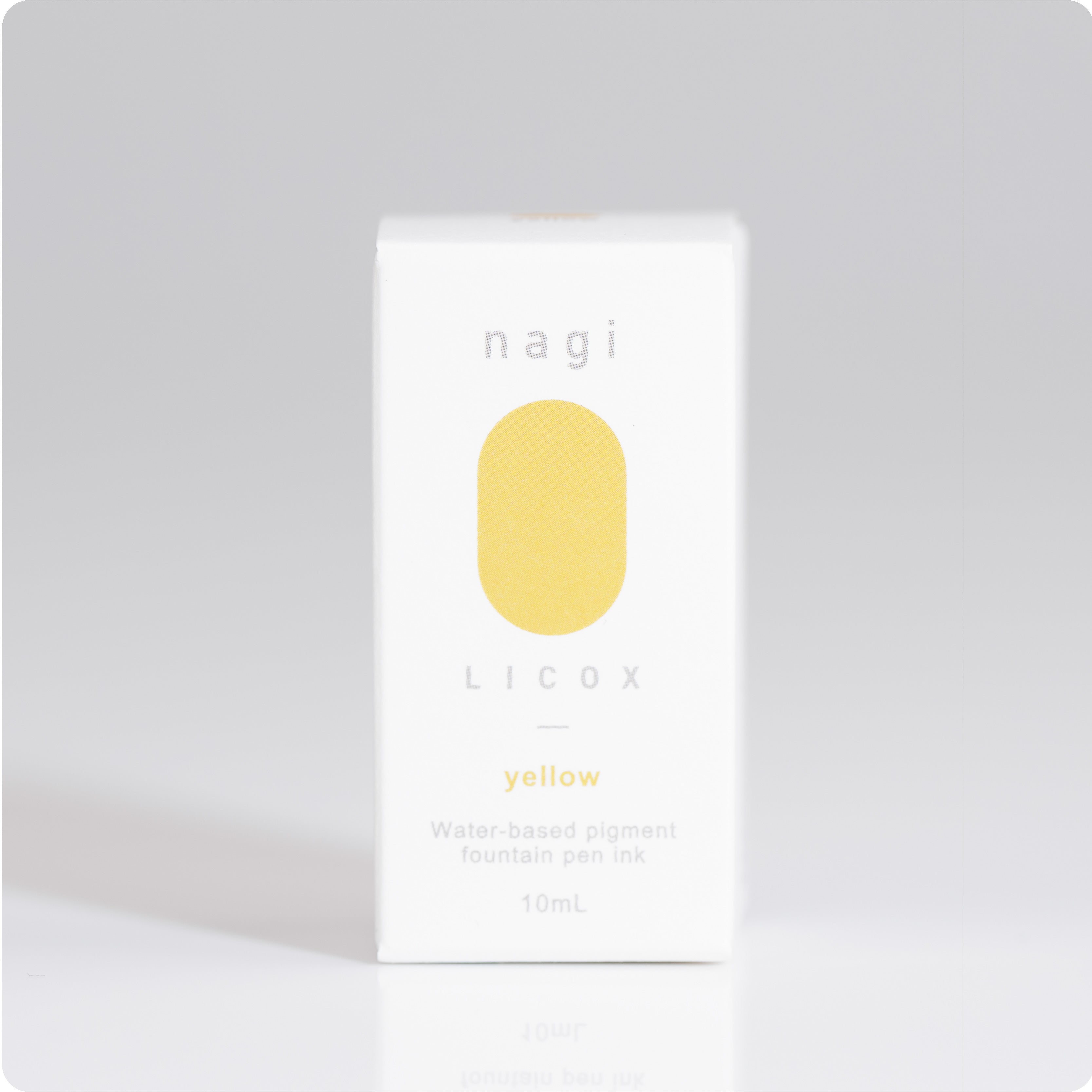 nagi水性顔料万年筆インク10mL イエロー – 株式会社ライコックス