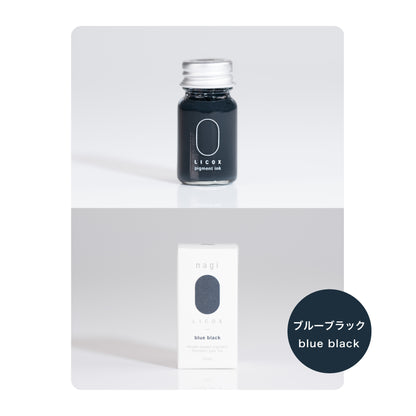 nagi水性顔料万年筆インク10mL　ブルーブラック