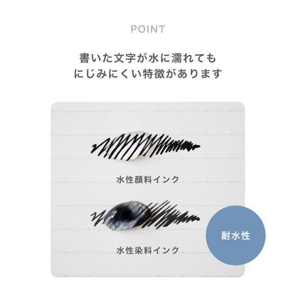 nagi水性顔料万年筆インク10mL　グレー