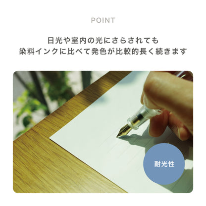 nagi水性顔料万年筆インク10mL　グレー