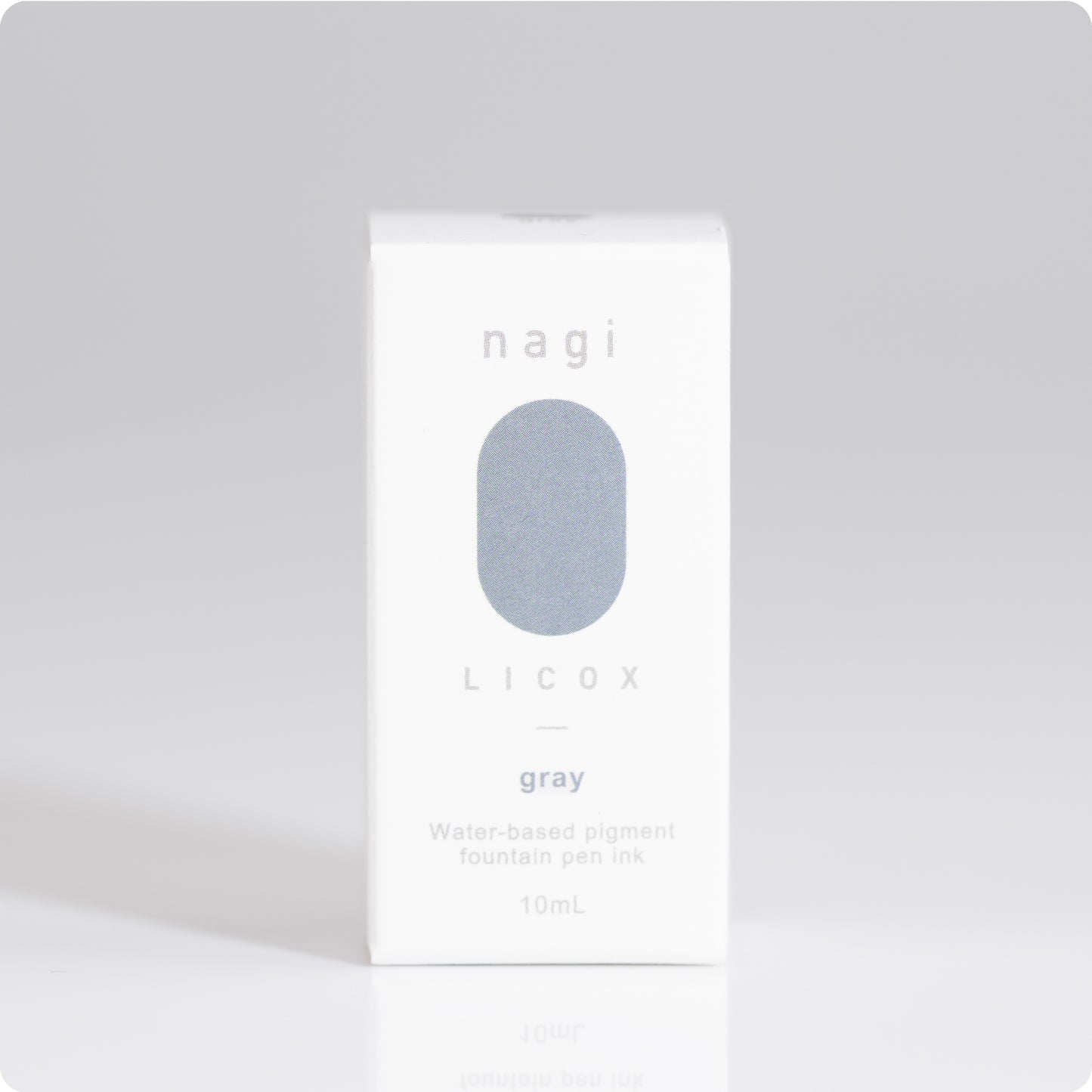 nagi水性顔料万年筆インク10mL　グレー