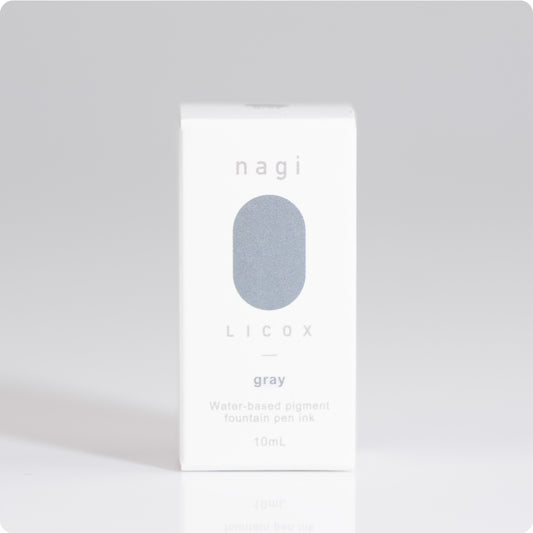 nagi水性顔料万年筆インク10mL　グレー