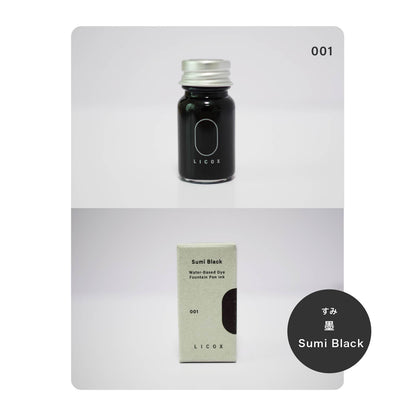 Tinta pigmentada a base de agua Nagi para pluma estilográfica, 10 ml, gris