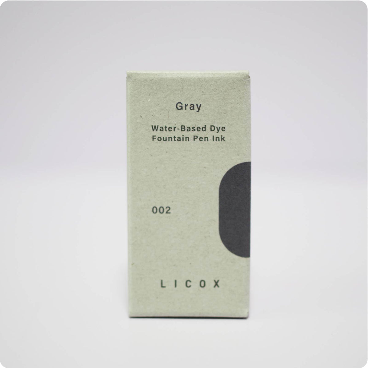 Tinta pigmentada a base de agua Nagi para pluma estilográfica, 10 ml, gris