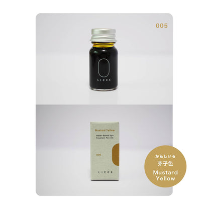 Tinta pigmentada a base de agua Nagi para pluma estilográfica, 10 ml, gris